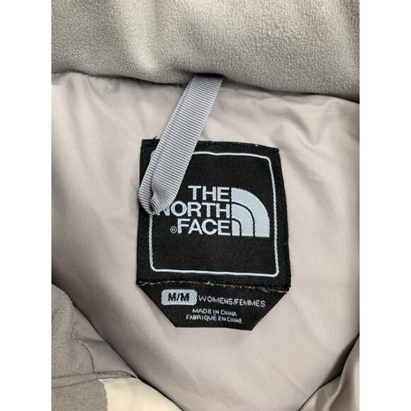 The North Face Alis Puffer Jacket Womens Medium Ivory 550 Down Insulated Quilted - Picture 10 of 16